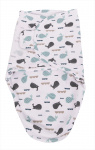Bo Jungle Baby Wrap Ocean Whales Small
