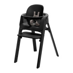 Stokke® Steps™ Chair Seat Back Legs Black Incl. Babyset