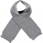 Sarlini Sjaal Knit Uni Grey Melange