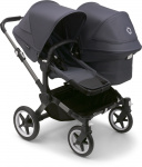 Bugaboo Donkey 5 Duo Complete Graphite/Stormy Blue-Stormy Blue