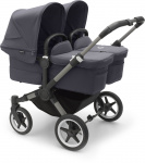 Bugaboo Donkey 5 Twin Complete Graphite/Stormy Blue-Stormy Blue