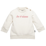 BESS T-Shirt Je t'aime Off White