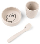 Done By Deer Silicone First Meal Set Birdee Sand