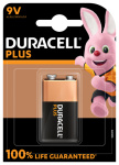 Duracell Plus Alkaline 100% 9V 1 pack (6LR61)
