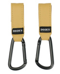 Dooky Buggy Hooks Small Brown 2-Pack