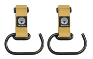Dooky Buggy Hooks Large Brown 2-Pack