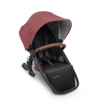 UPPAbaby Rumble Seat Lucy / Red Mélange / Carbon Frame / Bruin leer