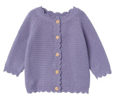 Name It Vest Knit Kisille Lavender Gray