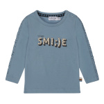Dirkje T-Shirt Smile Faded Blue