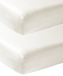 Meyco Juniorhoeslaken Jersey Offwhite 70 x 140/150 cm (2-Pack)