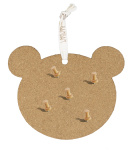 BamBam Cork Bear Pin Board Including 5 Pins