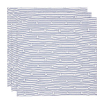 Jollein Multidoek Hydrofiel Small Miffy Stripe Navy 70 x 70 cm 3-Pack