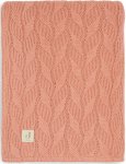 Jollein Wiegdeken Spring Knit Rosewood / Coral Fleece  75 x 100 cm