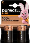 Duracell Batterij Plus Alkaline 100% C 2 pack (LR14)