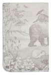 Jollein Ledikantdeken Jersey Pimpelmees Forest Animals 100 x 150 cm