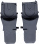 Puck Stroller 3 In 1 Max Zwart met Frame Antra Incl Autostoel/Adapter/Mamabag