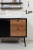 TWF Ledikant 60x120 - Commode - Hanglegkast 2-deurs Retro Black