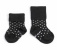 KipKep Blijf-Sokjes Black&White dots <br> 0-6mnd 2-Pack
