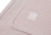 Jollein Ledikantdeken Basic Knit Pale Pink/Fleece <br> 100 x 150 cm
