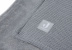 Jollein Wiegdeken Basic Knit Stone Grey/Fleece 75 x 100 cm
