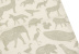 Jollein Monddoek Hydrofiel Animals Olive Green 31 x 31 cm 3-Pack