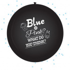 Haza Ballon Gender Reveal XL Blauw 60 cm