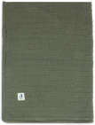 Jollein Wiegdeken Velvet Pure Knit Leaf Green 75 x 100 cm